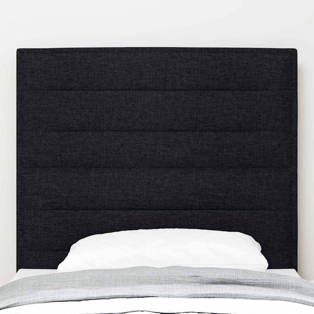 Testiera Nero 90 cm Tessuto