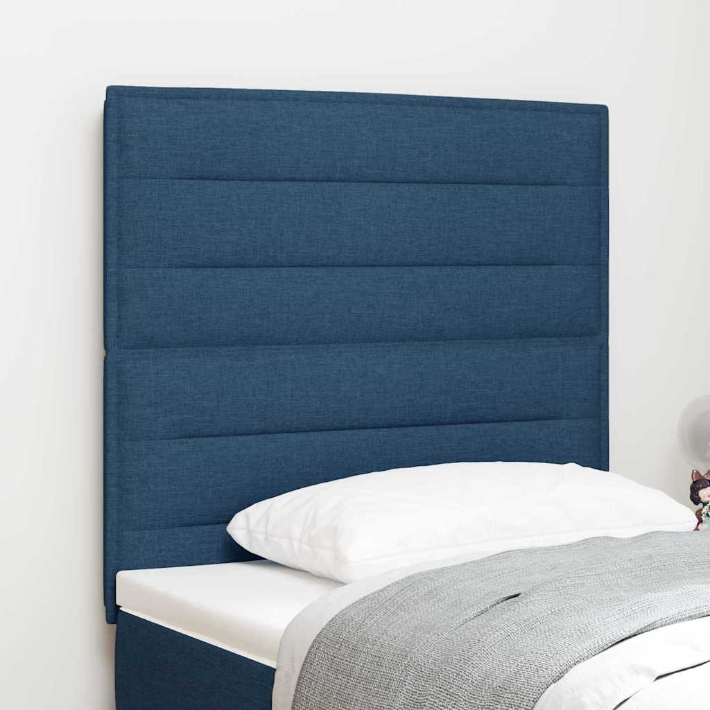 Testiera Blu 90 cm Tessuto