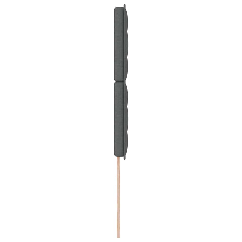 Testiera Grigio scuro 100 cm Tessuto