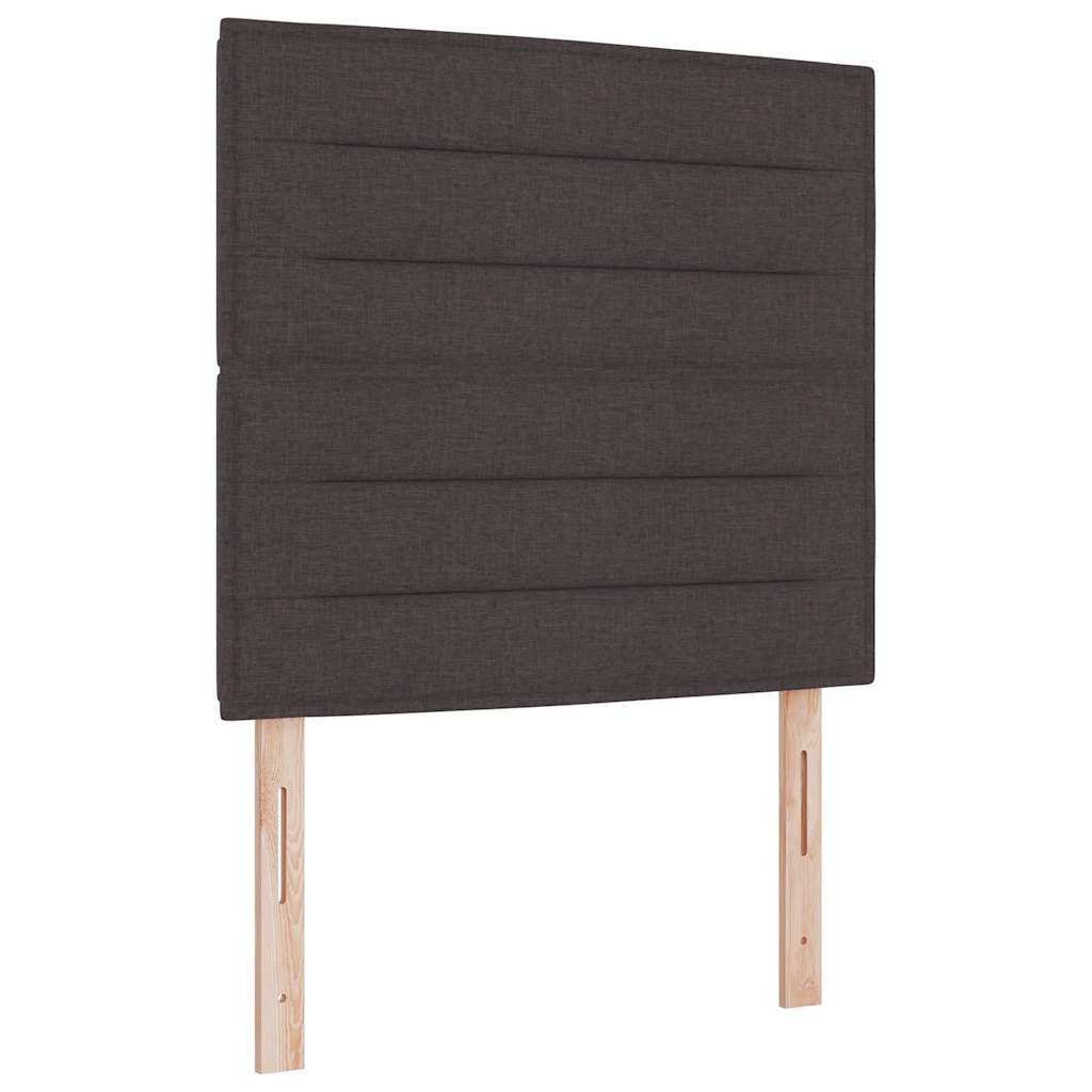 Testiera Marrone Scuro 100 cm Tessuto
