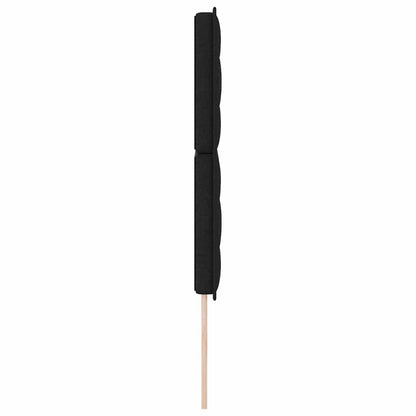 Testiera Nero 144 cm Tessuto