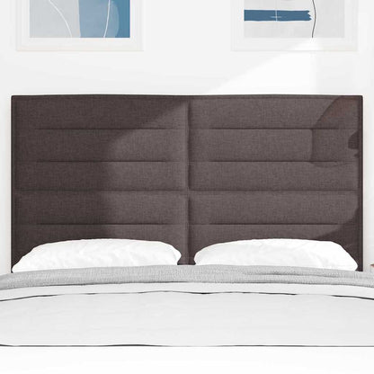 Testiera Marrone Scuro 144 cm Tessuto