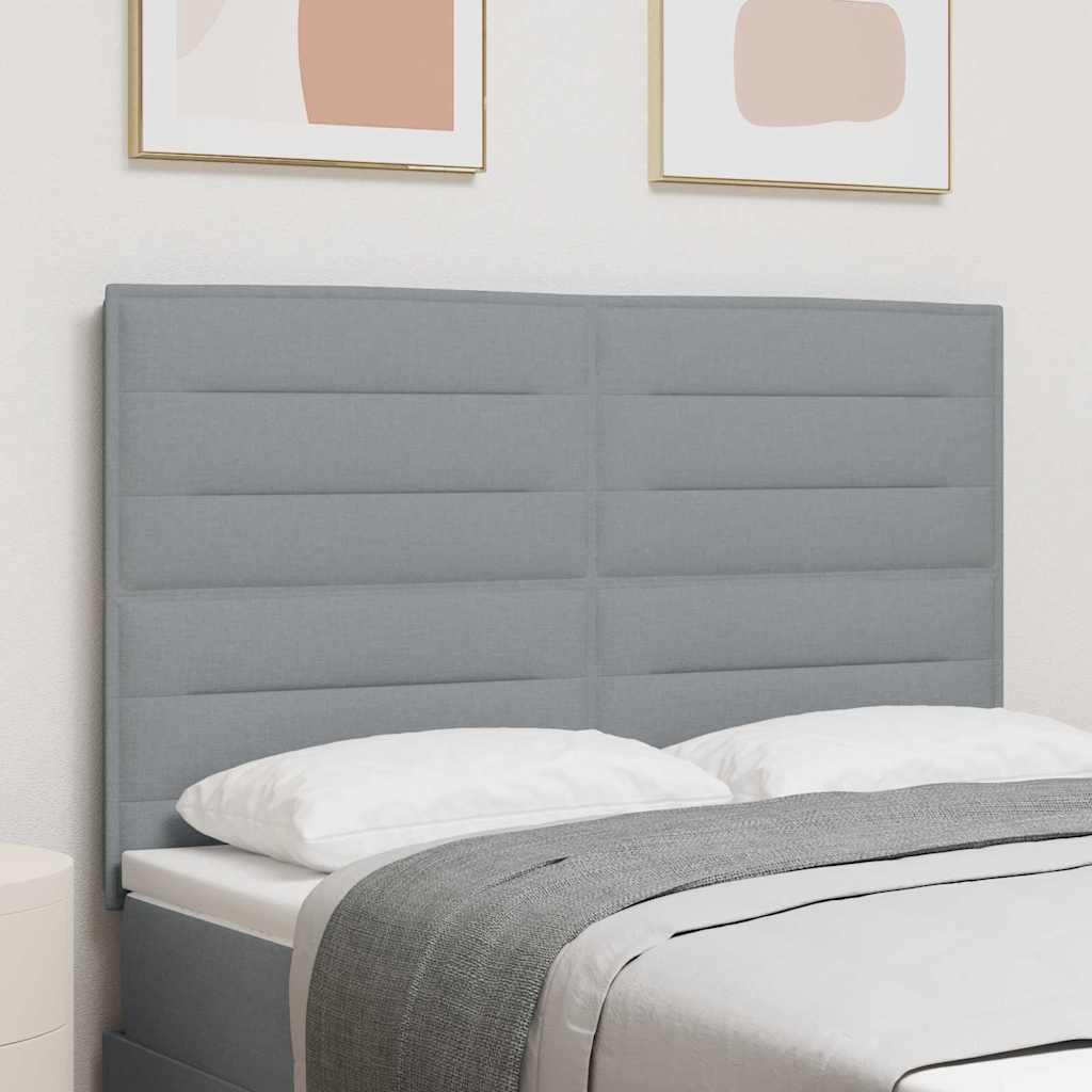 Testiera Grigio chiaro 160 cm Tessuto