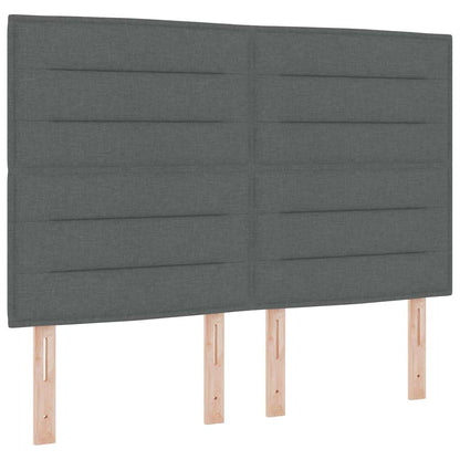 Testiera Grigio scuro 160 cm Tessuto