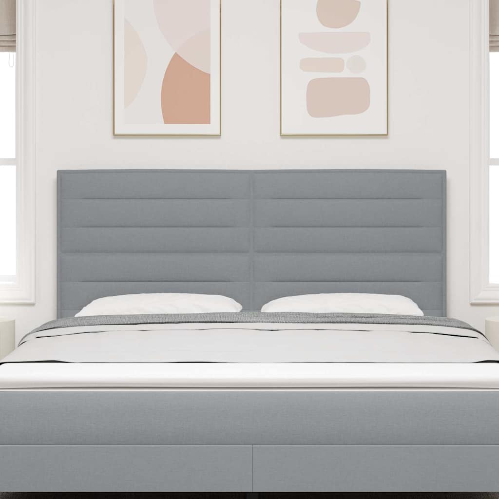 Testiera Grigio chiaro 180 cm Tessuto