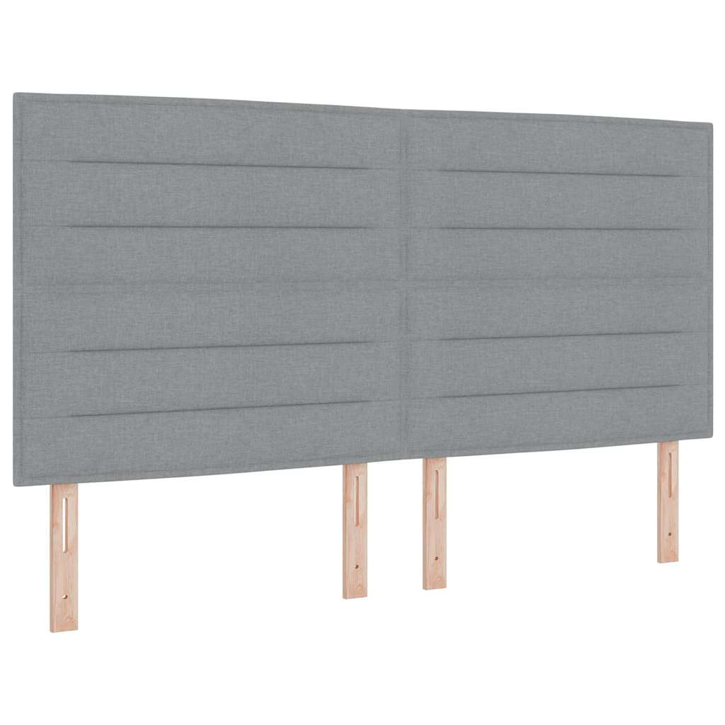 Testiera Grigio chiaro 180 cm Tessuto