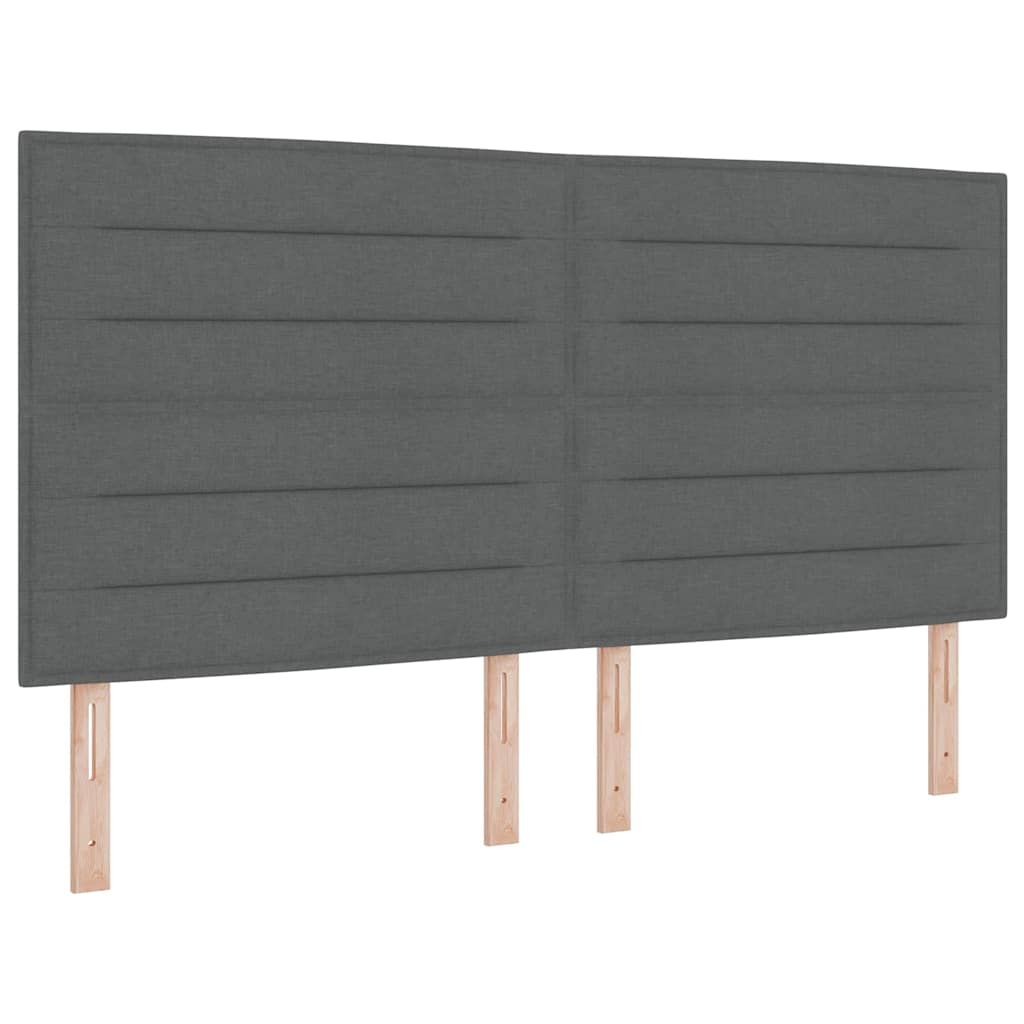 Testiera Grigio scuro 180 cm Tessuto