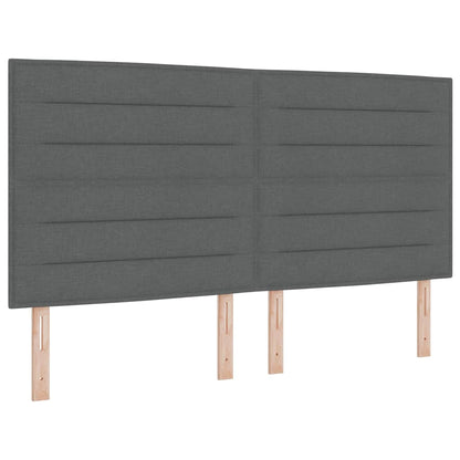 Testiera Grigio scuro 180 cm Tessuto