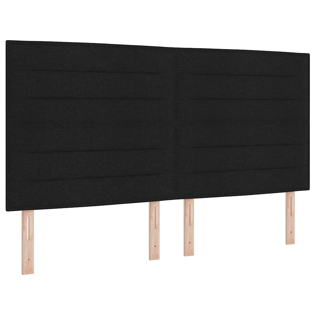 Testiera Nero 180 cm Tessuto