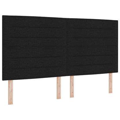 Testiera Nero 180 cm Tessuto