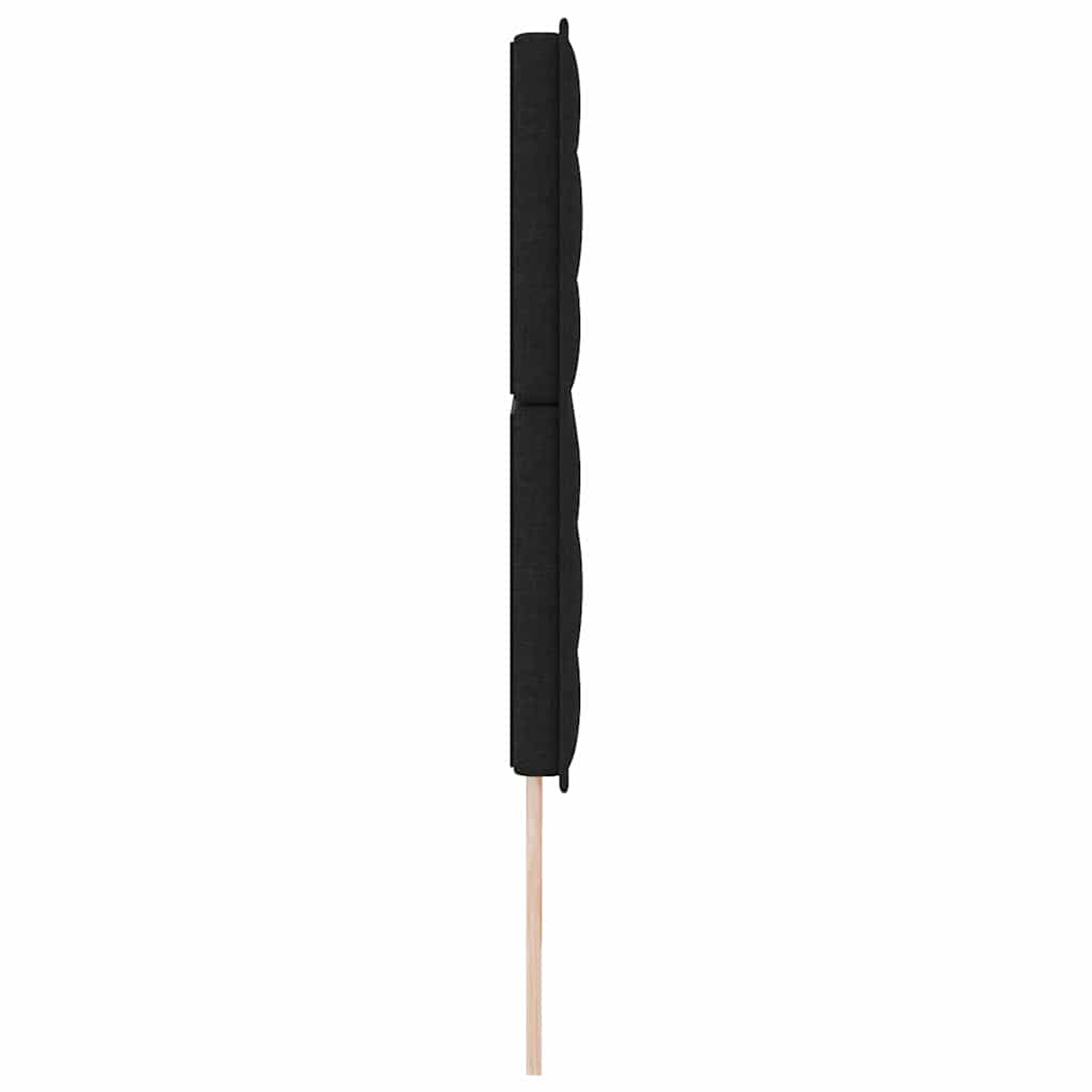 Testiera Nero 180 cm Tessuto