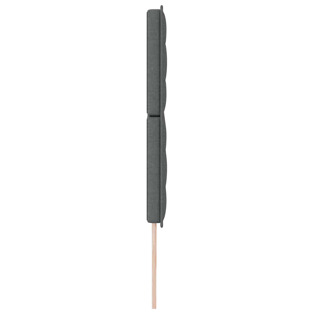 Testiera Grigio scuro 200 cm Tessuto