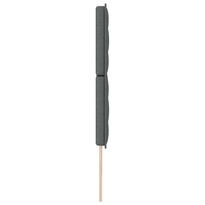 Testiera Grigio scuro 200 cm Tessuto