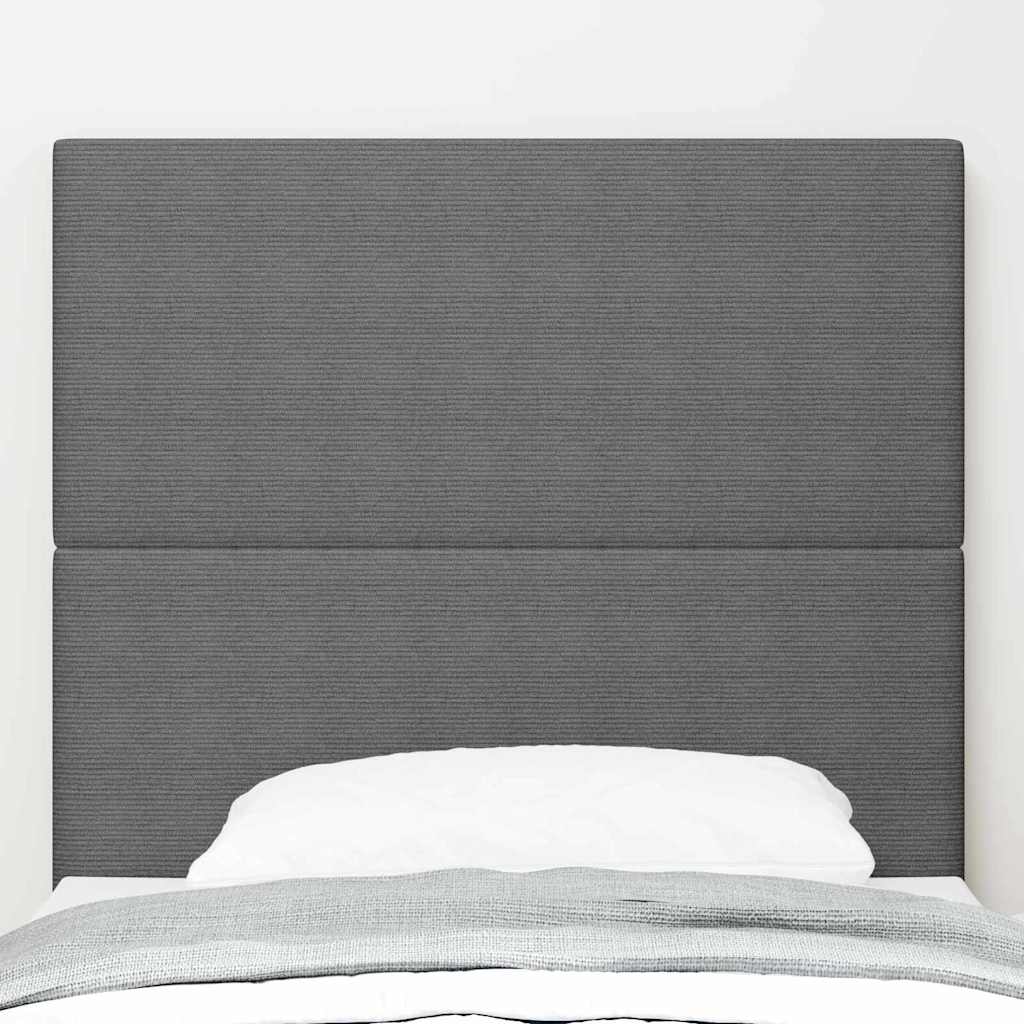 Testiera Grigio chiaro 80 cm Tessuto in Cords