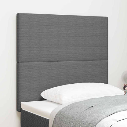 Testiera Grigio chiaro 90 cm Tessuto in Cords