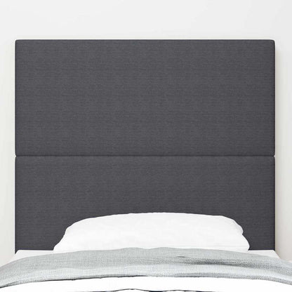 Testiera Grigio scuro 90 cm Tessuto in Cords