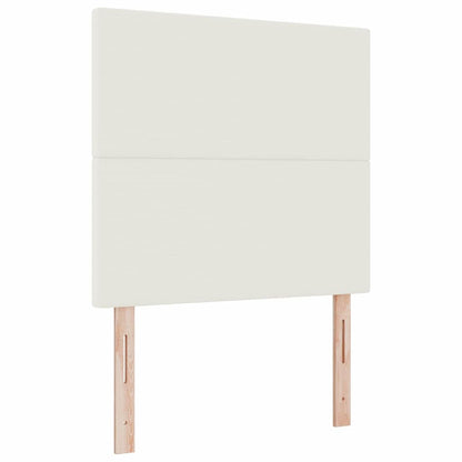 Testiera Crema 90 cm Tessuto in Cords