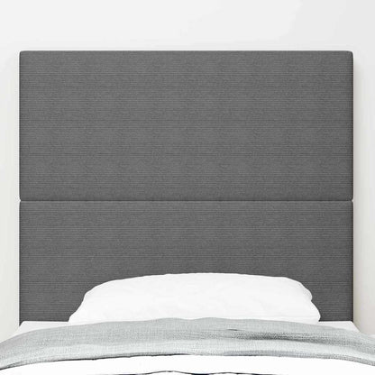 Testiera Grigio chiaro 100 cm Tessuto in Cords
