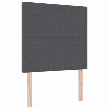 Testiera Grigio scuro 100 cm Tessuto in Cords