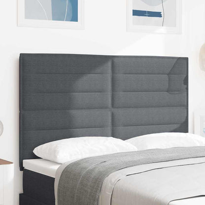 Testiera Grigio scuro 160 cm Tessuto in Cords
