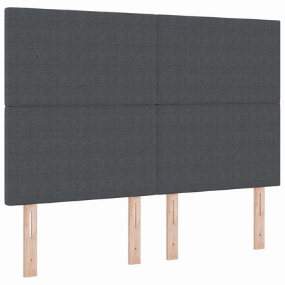 Testiera Grigio scuro 160 cm Tessuto in Cords
