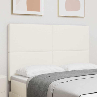 Testiera Crema 160 cm Tessuto in Cords