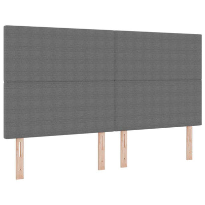 Testiera Grigio chiaro 180 cm Tessuto in Cords