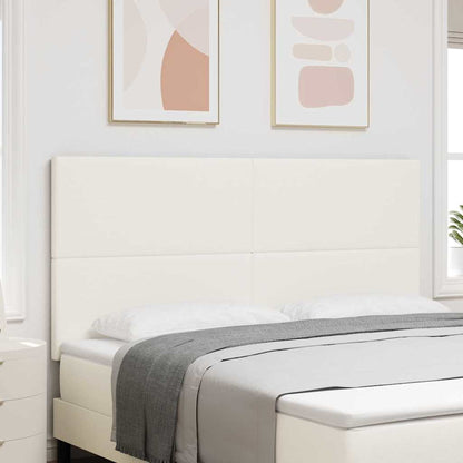 Testiera Crema 180 cm Tessuto in Cords