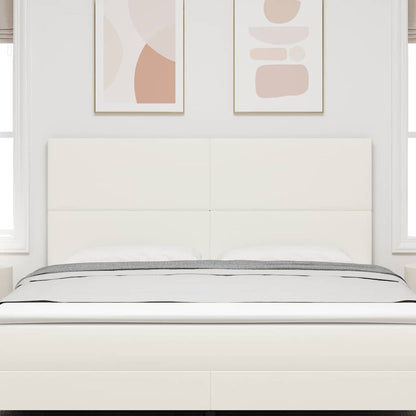 Testiera Crema 180 cm Tessuto in Cords