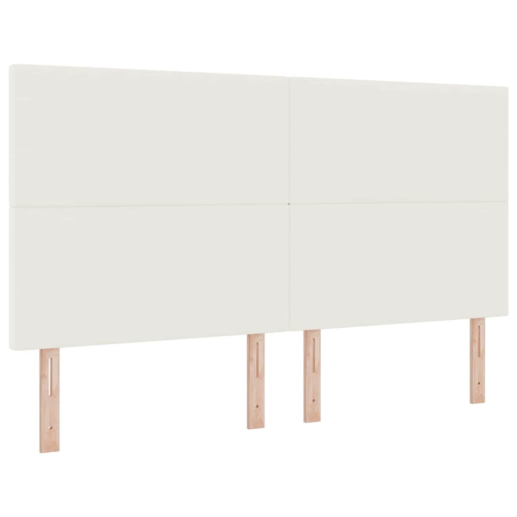 Testiera Crema 180 cm Tessuto in Cords