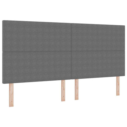 Testiera Grigio chiaro 200 cm Tessuto in Cords