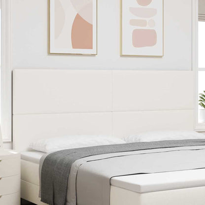 Testiera Crema 200 cm Tessuto in Cords