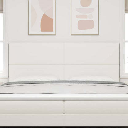Testiera Crema 200 cm Tessuto in Cords