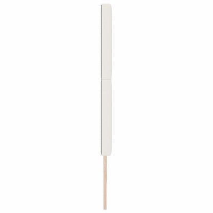 Testiera Crema 200 cm Tessuto in Cords