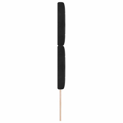 Testiera Nero 80 cm Velluto