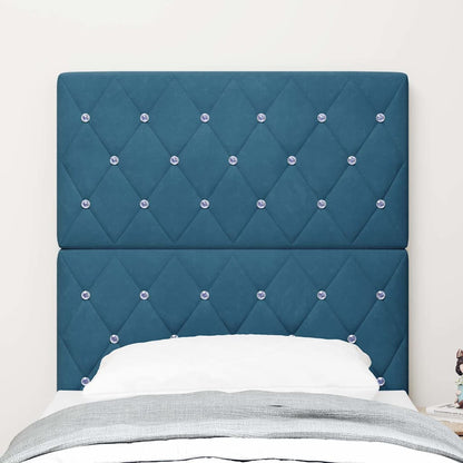 Testiera Blu Scuro 80 cm Velluto