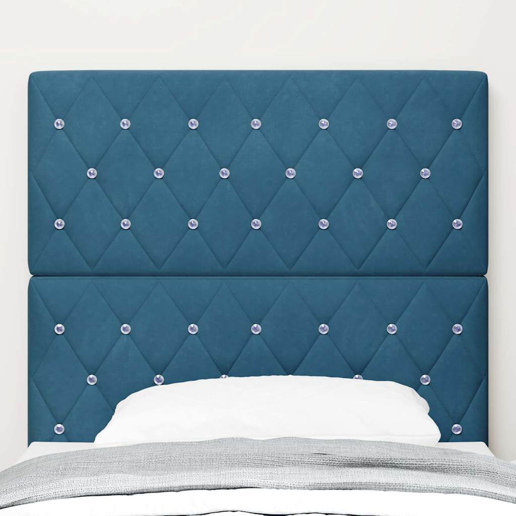 Testiera Blu Scuro 90 cm Velluto