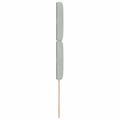 Testiera Grigio chiaro 100 cm Velluto
