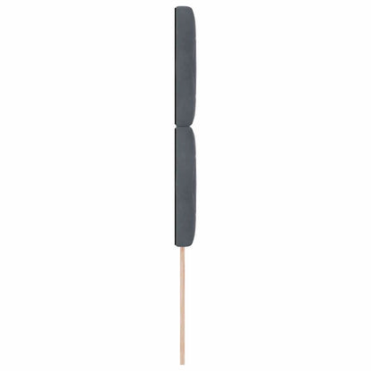 Testiera Grigio scuro 100 cm Velluto