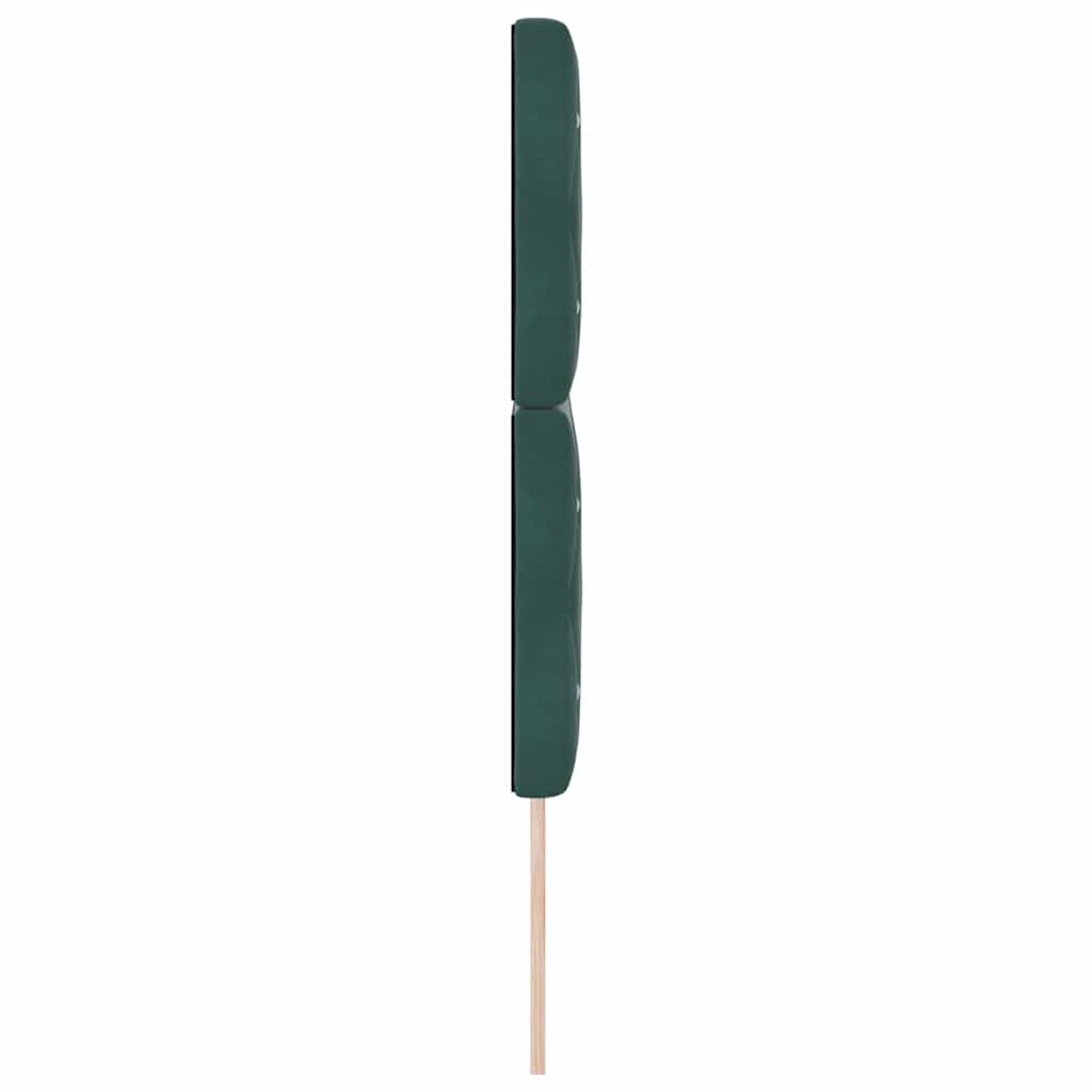 Testiera Verde Scuro 144 cm Velluto