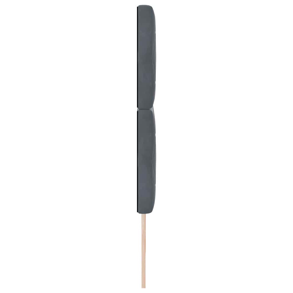 Testiera Grigio scuro 180 cm Velluto