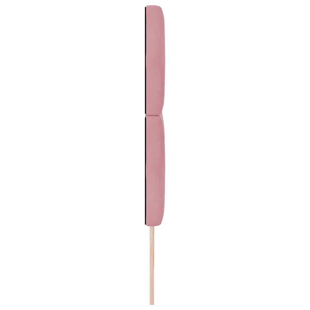 Testiera Rosa 180 cm Velluto