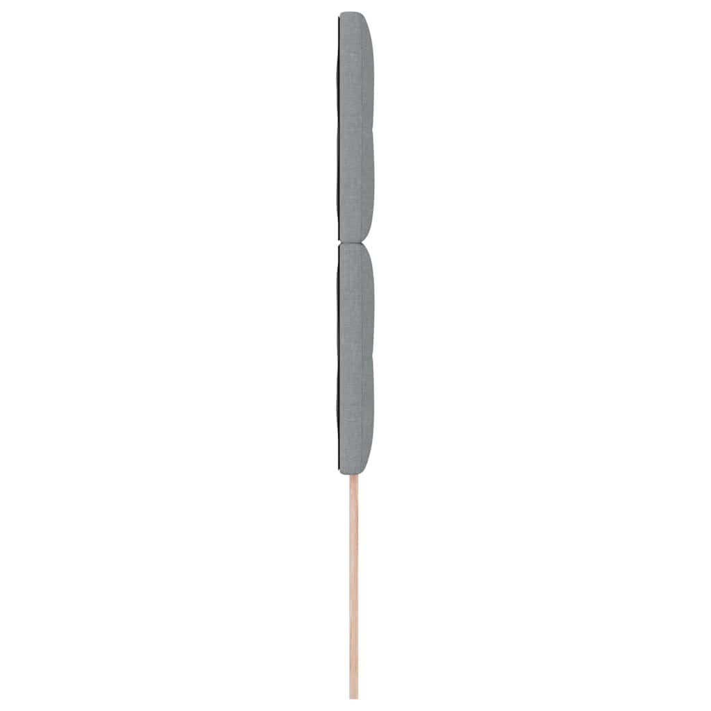 Testiera regolabile in altezza Grigio chiaro 90 cm Tessuto