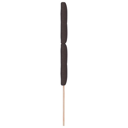 Testiera regolabile in altezza Marrone Scuro 90 cm Tessuto