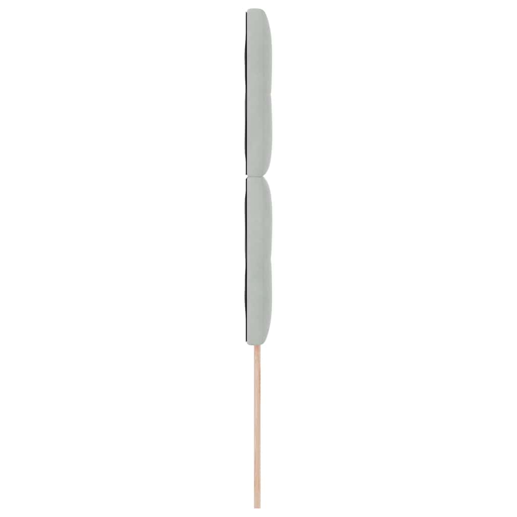 Testiera Grigio chiaro 90 cm Velluto