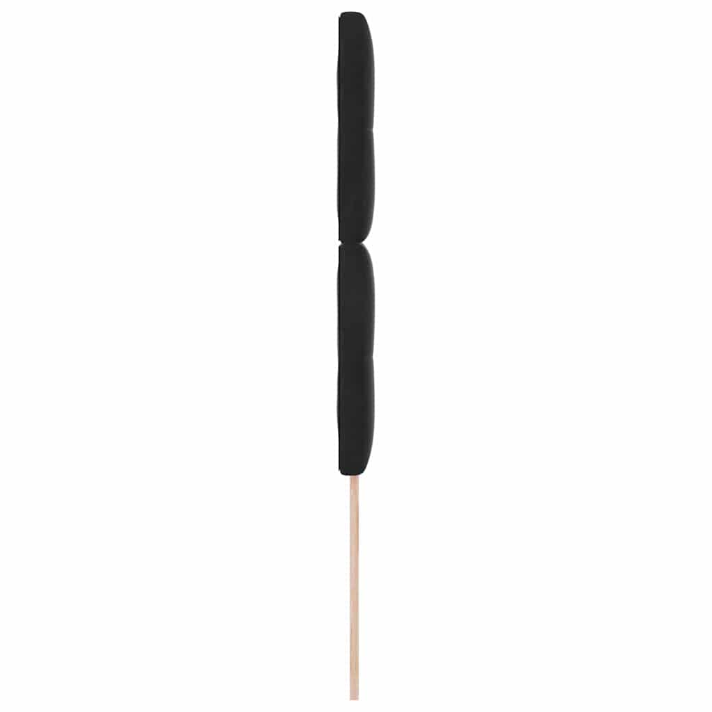 Testiera Nero 90 cm Velluto