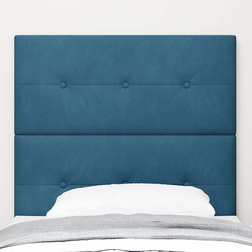 Testiera Blu Scuro 90 cm Velluto