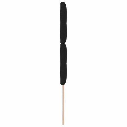 Testiera regolabile in altezza con testiera Nero 100 cm Tessuto