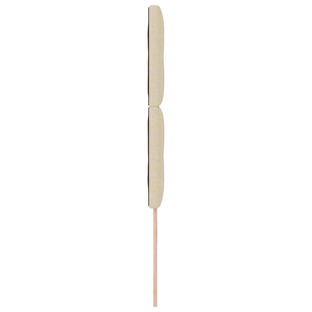 Testiera regolabile in altezza Crema 100 cm Tessuto