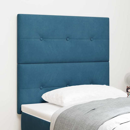 Testiera Blu Scuro 100 cm Velluto